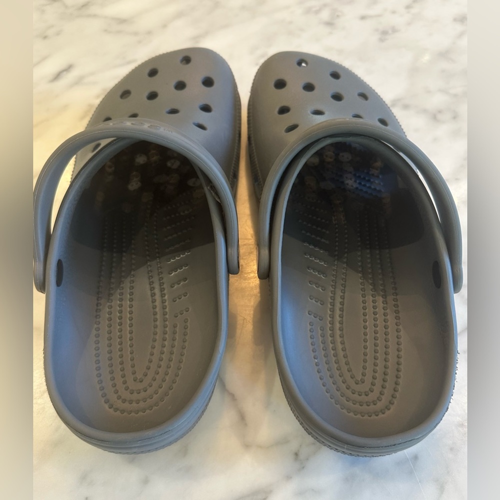 Crocs Classic Clog in Slate Grey - Size Men’s 9 / Women’s 11 - Picture 4 of 11